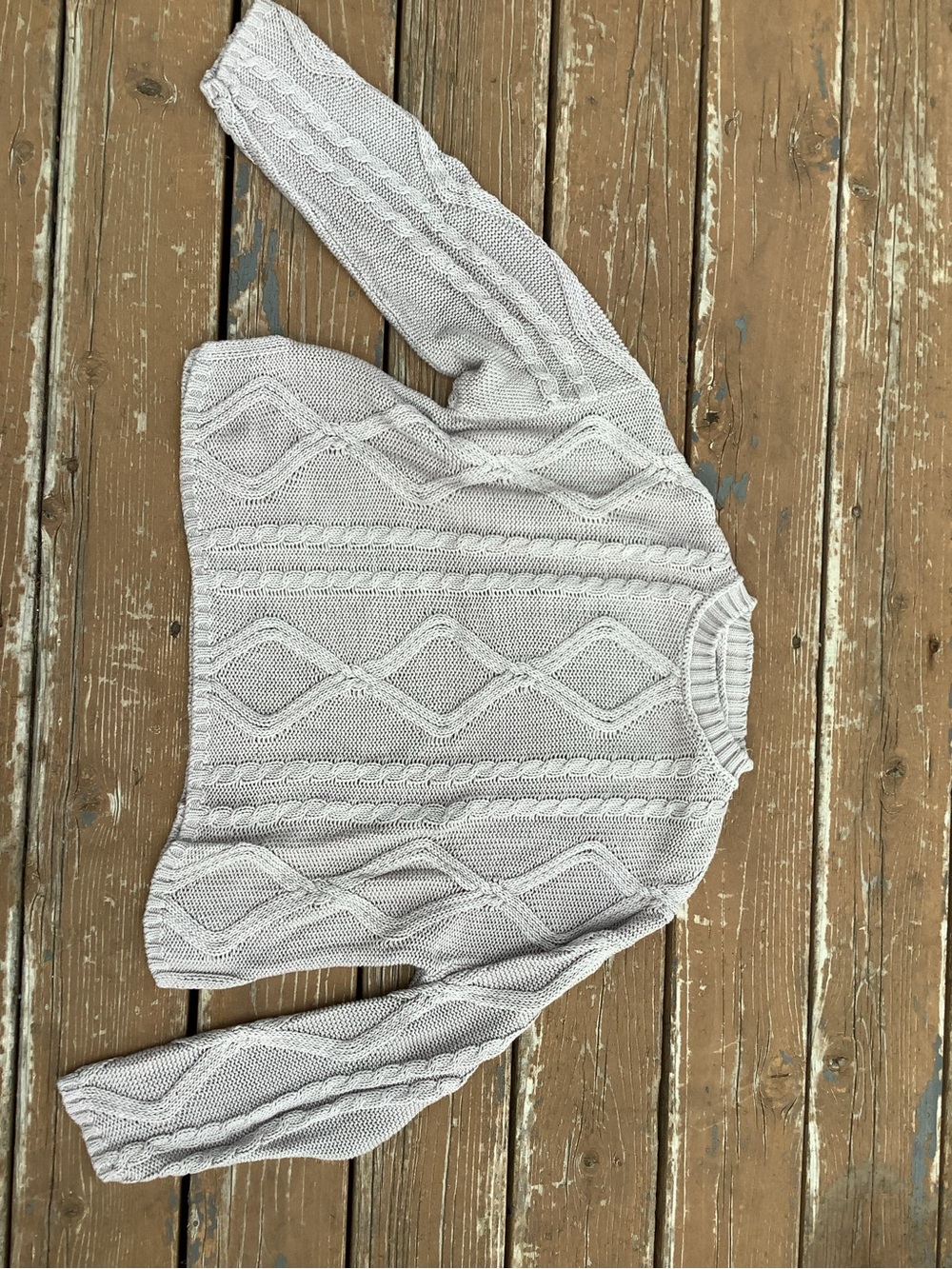 wild fable Light Gray Knit Sweater